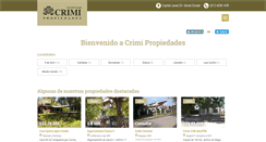Desktop Screenshot of crimipropiedades.com.ar